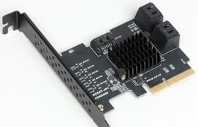 SATA-контроллер JMicron JMB585 с интерфейсом PCIe 3.0 x2: