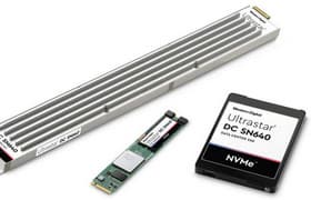 Твердотельный накопитель WD Ultrastar DC SN640 емкостью 3,84 ТБ: