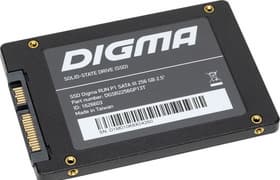 Твердотельный накопитель Digma Run P1 емкостью 256 ГБ: