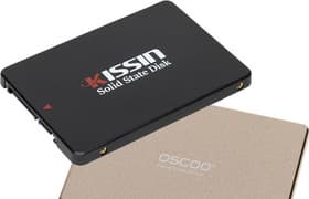 Твердотельные накопители Kissin 256 ГБ, Oscoo Gold 256 ГБ и PNY Prevail Elite 240 ГБ формата 2,5”: