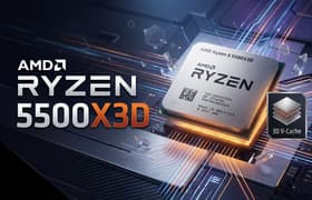 Процессор AMD Ryzen 5 5500X3D для платформы АМ4: