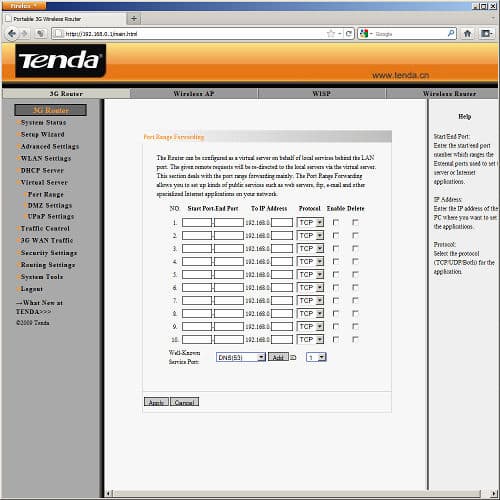 настройка Tenda 3G300M адаптер Tenda W322U