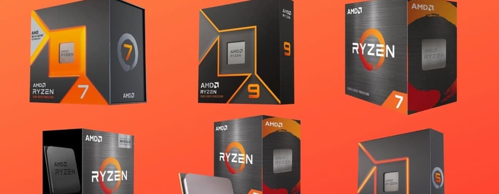 AMD Ryzen занимают все места топ-10 самых продаваемых процессоров на Amazon