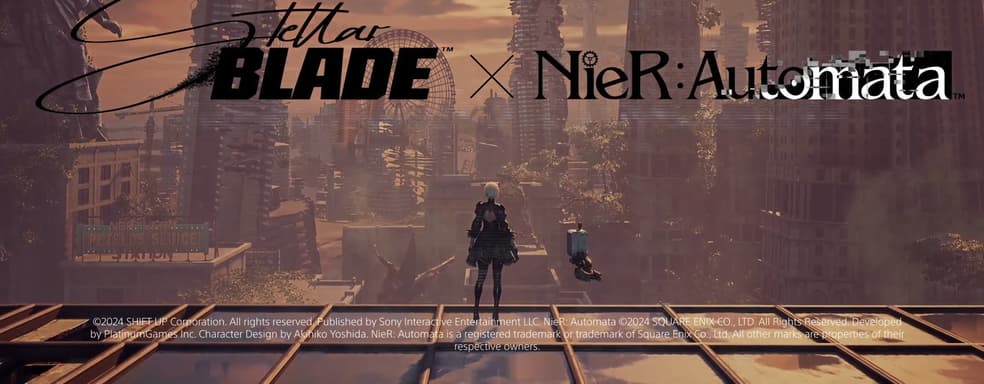Stellar Blade x Nier Automata. Эксклюзив PlayStation 5 в дополнении присоединится к игре Йоко Таро