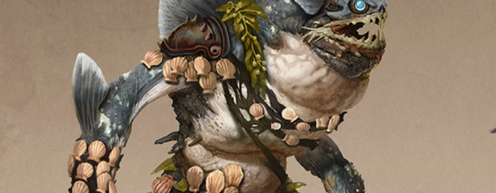 Разработчики Titan Quest 2 показали ихтиан: модели воинственных рыболюдей