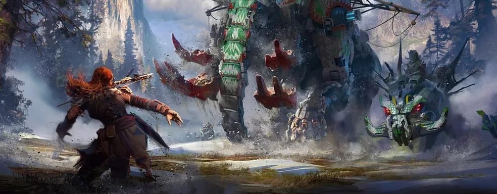 Horizon Forbidden West developers showed the battle with the mech-mammoth on PlayStation 4