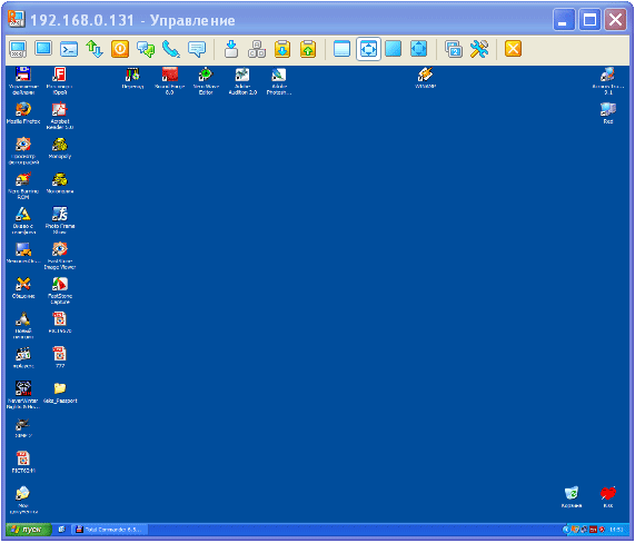 Управление мышью и клавиатурой удаленного компьютера в Radmin Viewer