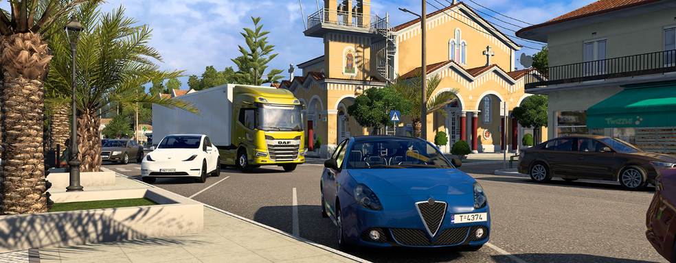 Церкви Греции в Euro Truck Simulator 2. Новые скриншоты дополнения Greece
