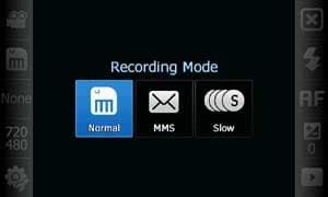 Интерфейс фото-видеокамеры