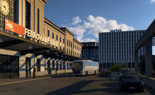 Автобус из Euro Truck Simulator 2 в реальности. SCS Software показала прототип и игровую модель