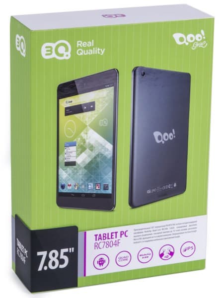 Коробка планшета 3Q Glaze RC7804F