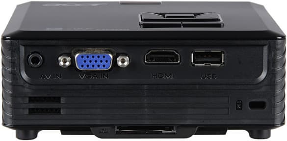 Мультимедийный DLP-проектор Acer K11, вид сзади Мультимедийный DLP-проектор Acer K11, вид сзади