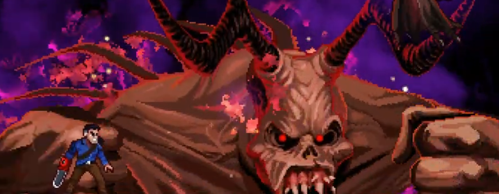 Анонсировали RetroRealms, ретро-платформеры с Эшем из фильма «Зловещие мертвецы» и маньяком Майклом Майерсом из «Хэллоуина»