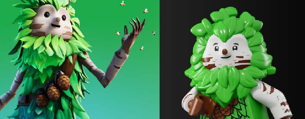Все скины Fortnite получат альтернативные LEGO-версии