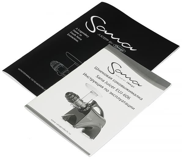 Шнековая соковыжималка Sana EUJ-606 и маслопресс Sana Oil Extractor EUJ-702