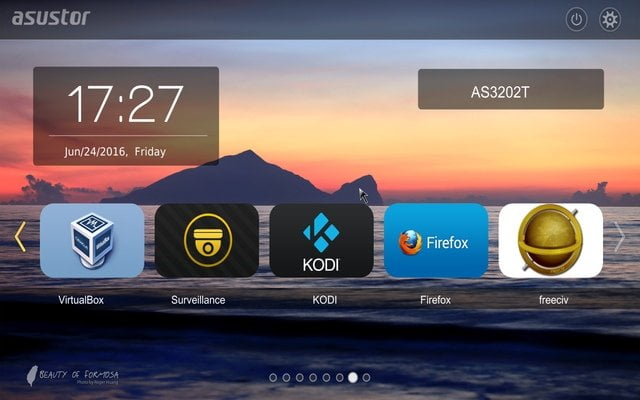 Интерфейс Asustor Portal