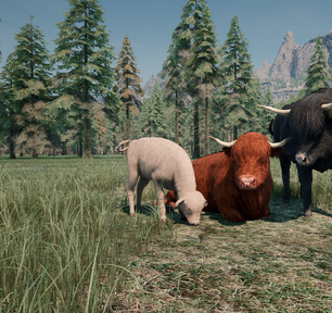 Симулятор ранчо Ranch Simulator получил обновление и дополнение с животными