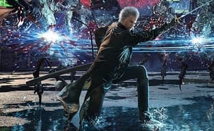 Devil May Cry 5 с молниеносной загрузкой на PS5. Игра загружается в 6 раз быстрее по сравнению с PS4