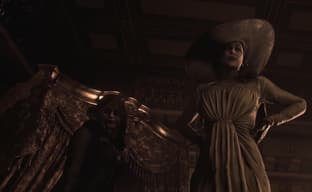 Сексуальная вампирша делает больно главному герою Resident Evil Village. Утекший геймплей