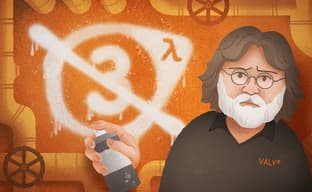 Гейба Ньюэла учат считать до трех в новом клипе российского музыкального гик-проекта The Chalkeaters