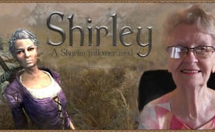 85-летняя фанатка Skyrim Ширли Карри стала одним из персонажей игры благодаря моду