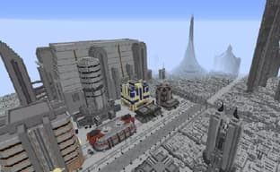 Энтузиаст воссоздаёт в Minecraft Галактику «Звёздных войн»: показали Корусант и Татуин