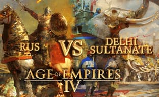 Россия против Делийского султаната. Показаны 40 минут игрового процесса Age of Empires 4