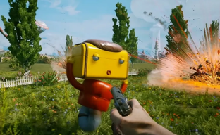 Разработчики Atomic Heart показали геймплей с топором и ёлками