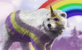 Ubisoft добавила ездового радужного медведя-единорога в Assassin’s Creed Valhalla