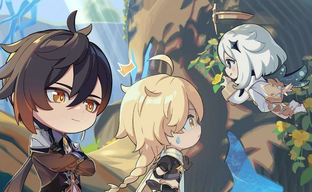 Разработчики Gesnhin Impact провели экскурсию по Сумеру и показали пустыню с египетской архитектурой и большим роботом