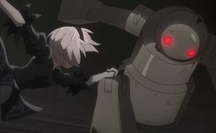 [Видео] Под юбкой аниме Nier Automata 1.1a