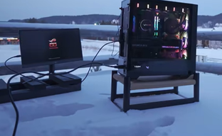 Блогерша протестировала ПК с i9-13900K и RTX 4090 на морозе при минус 53 по Цельсию