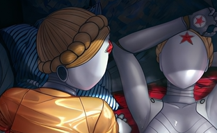 Близняшек из Atomic Heart очеловечили. Необычное видение роботов в исполнении чешского художника