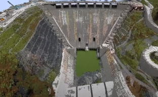 Власти Японии использовали Minecraft для постройки проекта плотины