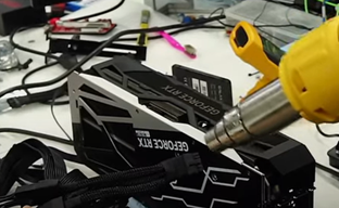 Подключение GeForce RTX 4090 с помощью фена. Креативное решение насущной проблемы