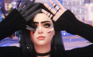 Готическое DLC The Sims 4 сломалось, симы превращаются в аниме-персонажей благодаря новому предмету