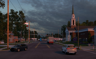 Городские пейзажи Арканзаса в American Truck Simulator: новые скриншоты дополнения
