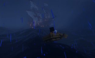 Фанат Minecraft показал эпичный шторм с реалистичной водой, созданный при помощи модов