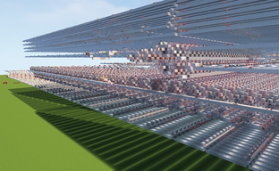 В Minecraft построили компьютер из 1 107 419 блоков, используя возможности редстоуна, и взорвали устаревший ПК