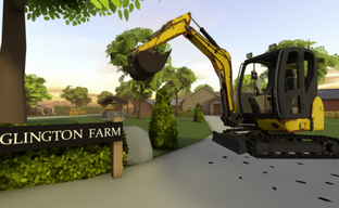 Симулятор экскаватора получил коллекционку за 63 миллиона рублей — с двумя настоящими землеройными машинами