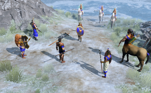 RTS Age of Mythology Retold получила новый уровень сложности и зимний ивент с призами