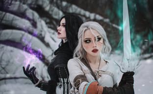 Фанатки показали зимний косплей Цири и Йеннифэр из The Witcher 3: Wild Hunt
