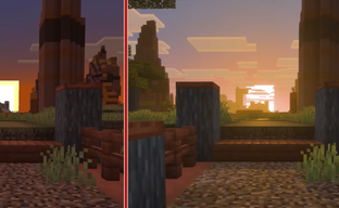 Появилось сравнение старой графики Minecraft с новой из обновления Vibrant Visuals