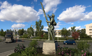 Большой красный дикарь и лоси в Euro Truck Simulator 2. Новые скриншоты северного дополнения Nordic Horizons