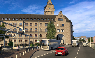 Управляемые автобусы в Euro Truck Simulator 2. Первые скриншоты нового транспорта