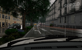 В российском автосиме City Car Driving 2.0 будут реалистичные поездки под дождём — показали поведение капель на стекле