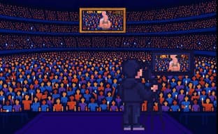 Любовный скандал на концерте Coldplay стал игрой в 16-битном стиле