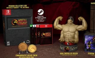 Коллекционное издание Mortal Kombat: Legacy Kollection включает подставку для контроллера в виде Горо