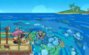 В Steam вышел уютный симулятор про котика-рыбака, размещающийся на рабочем столе