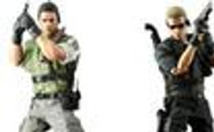 Фигурки Криса Редфилда и Альберта Вескера 